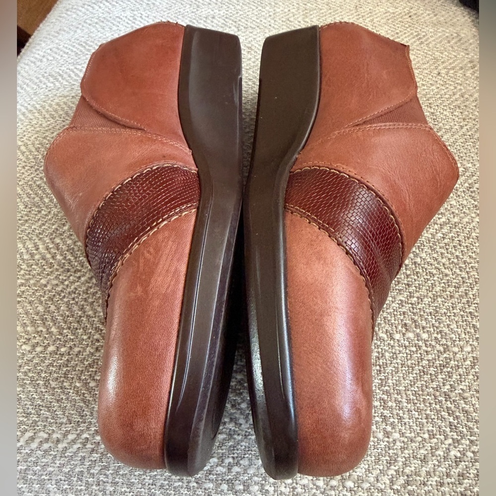 SAS Nora Slip On Loafer Brown Leather Size 9 M Tripad Comfort